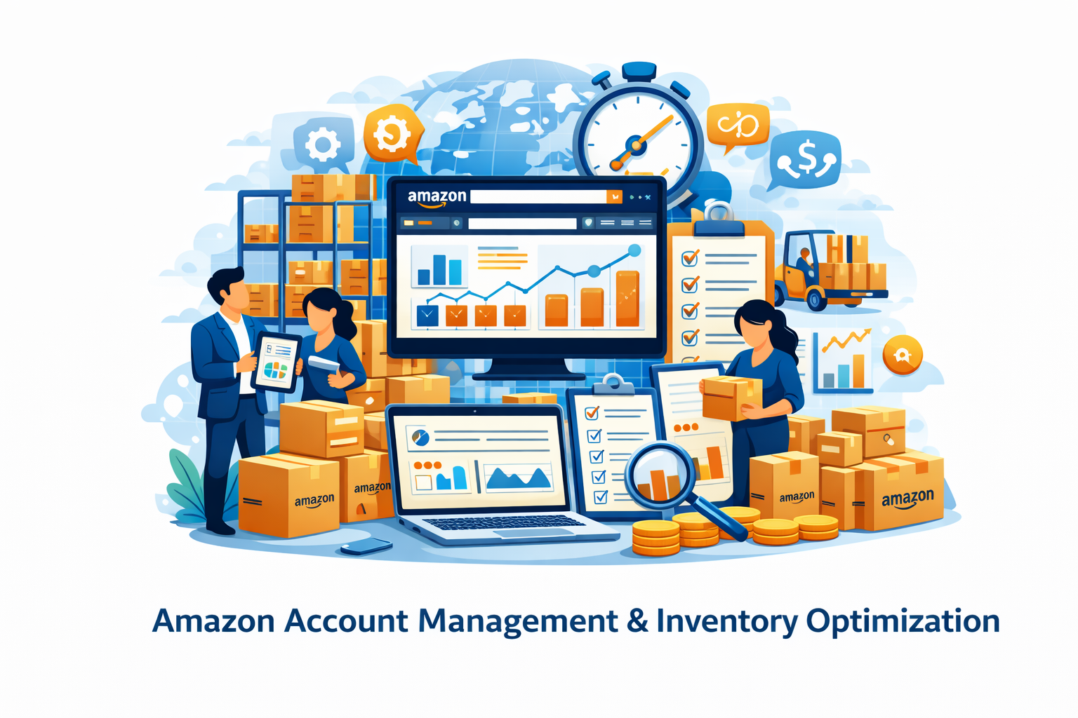 amazon account management and inventory optimization service image for website